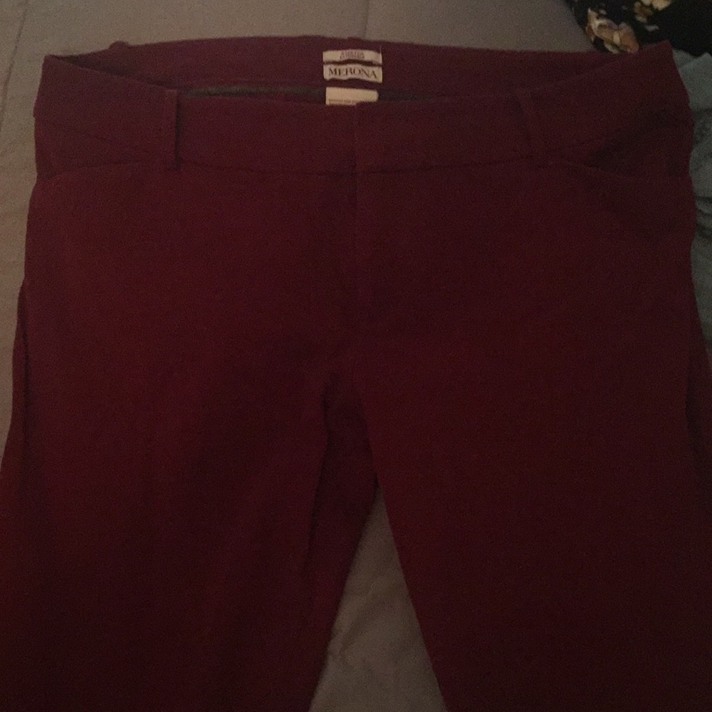 Modern fit pants.